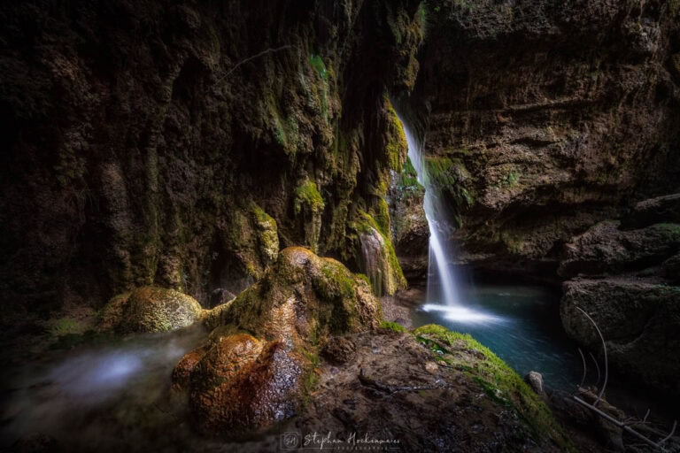 Der Hinanger Wasserfall im Allgäu