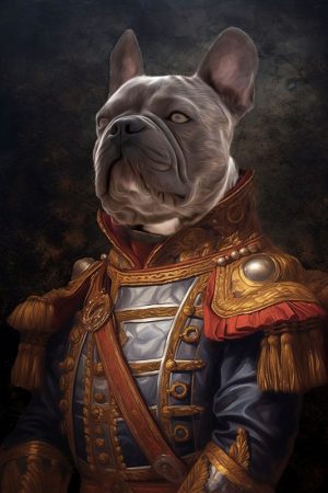hund_portrait_in_admiral_renaissance_mittelalter_kleidung_gemälde